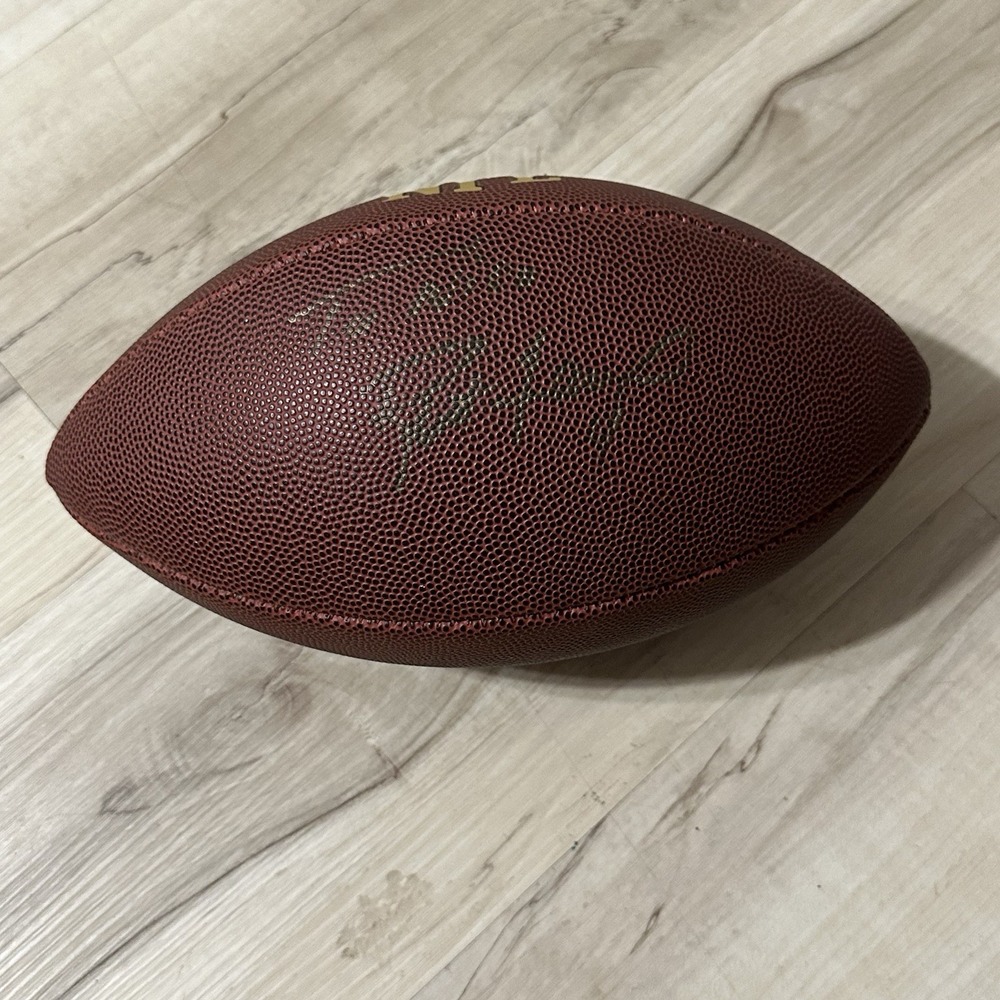 Brett Favre Signed Football Wilson NFL Super Grip Football Autographed
